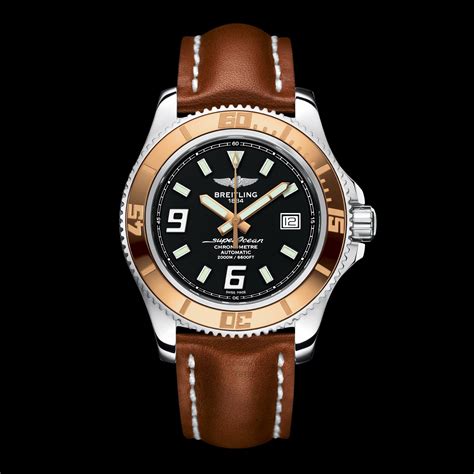 breitling superocean gold band|Breitling Superocean movement.